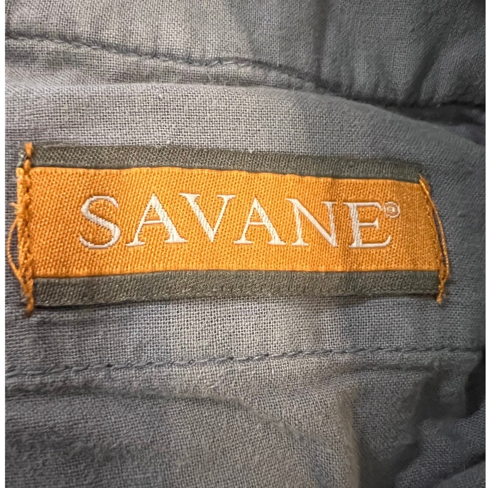 Savane Men's Blue‎ Shorts Size 36 Flat Front - Picture 3 of 5